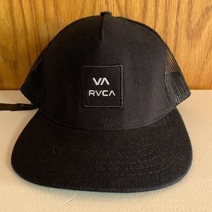 Black RVCA hat
